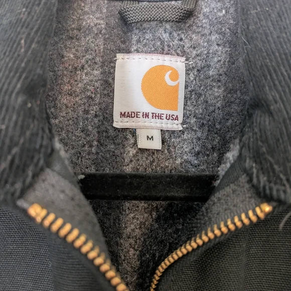 Rare Carhartt Black Made In USA Detroit Jacket - Picture 12 of 13